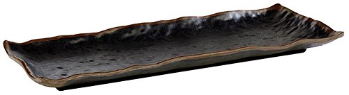 aps-marone-84118-tablett-39-cm-schwarz-melamin image 2