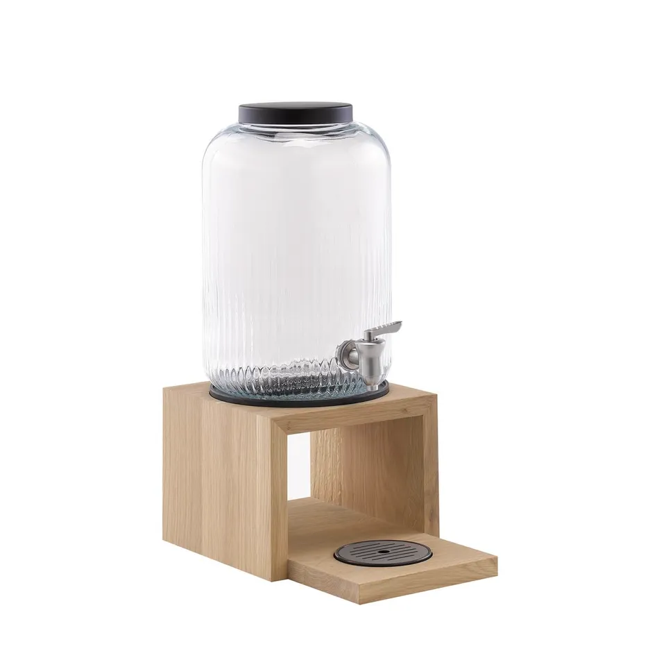 aps-valo-14015-getr-nkespender-glas-7-liter-eiche image 1