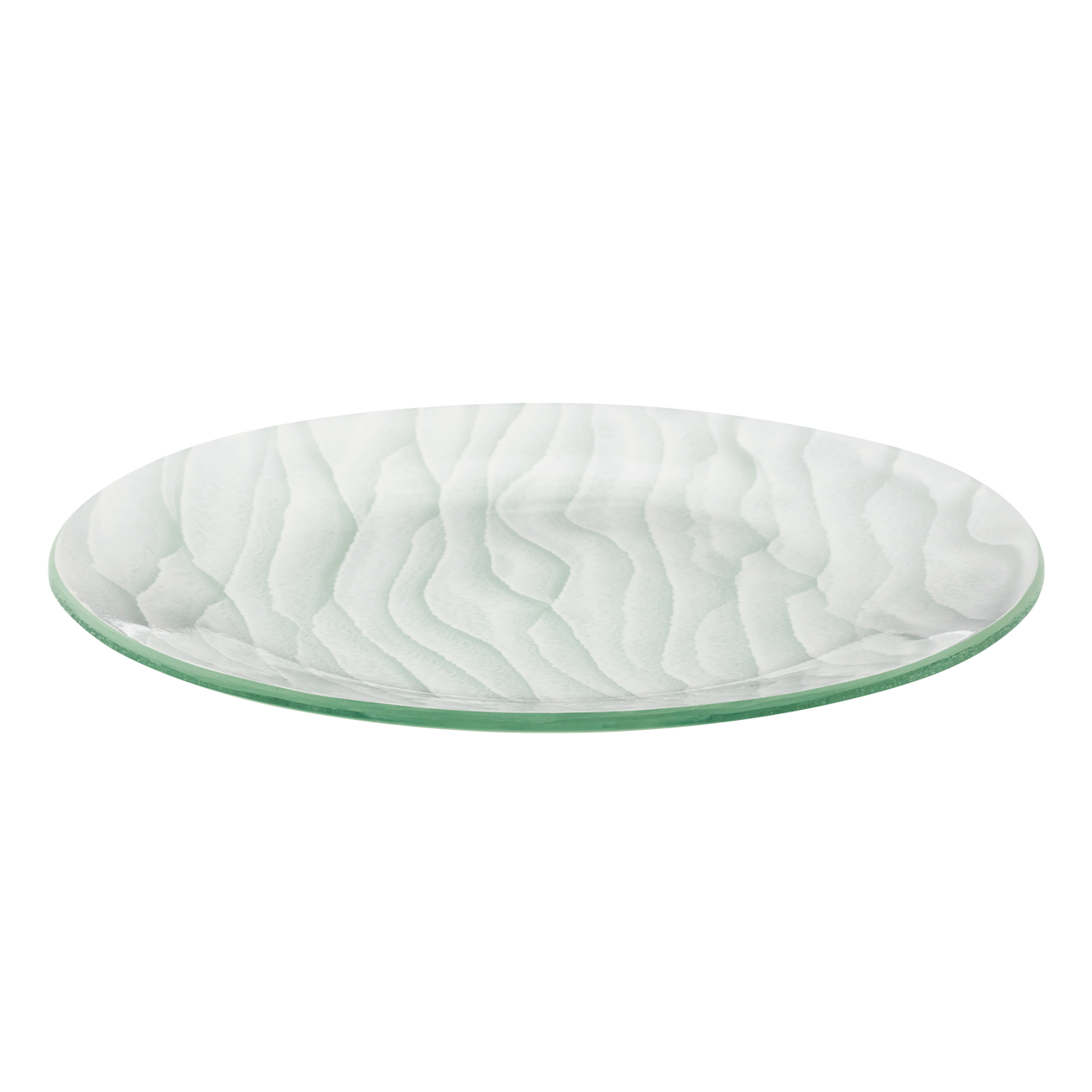 rosseto-ven-glass-sahara-teller-rund-wei-mit-rand-gls067w image 1