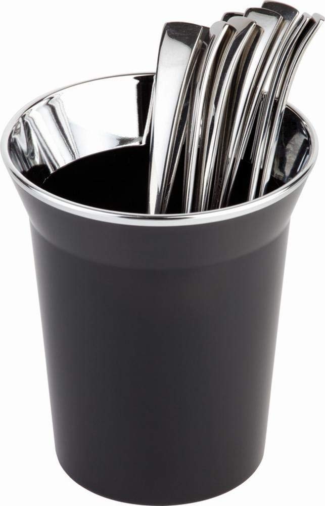 aps-table-top-chrome-besteckbeh-lter-1l-schwarz image 1