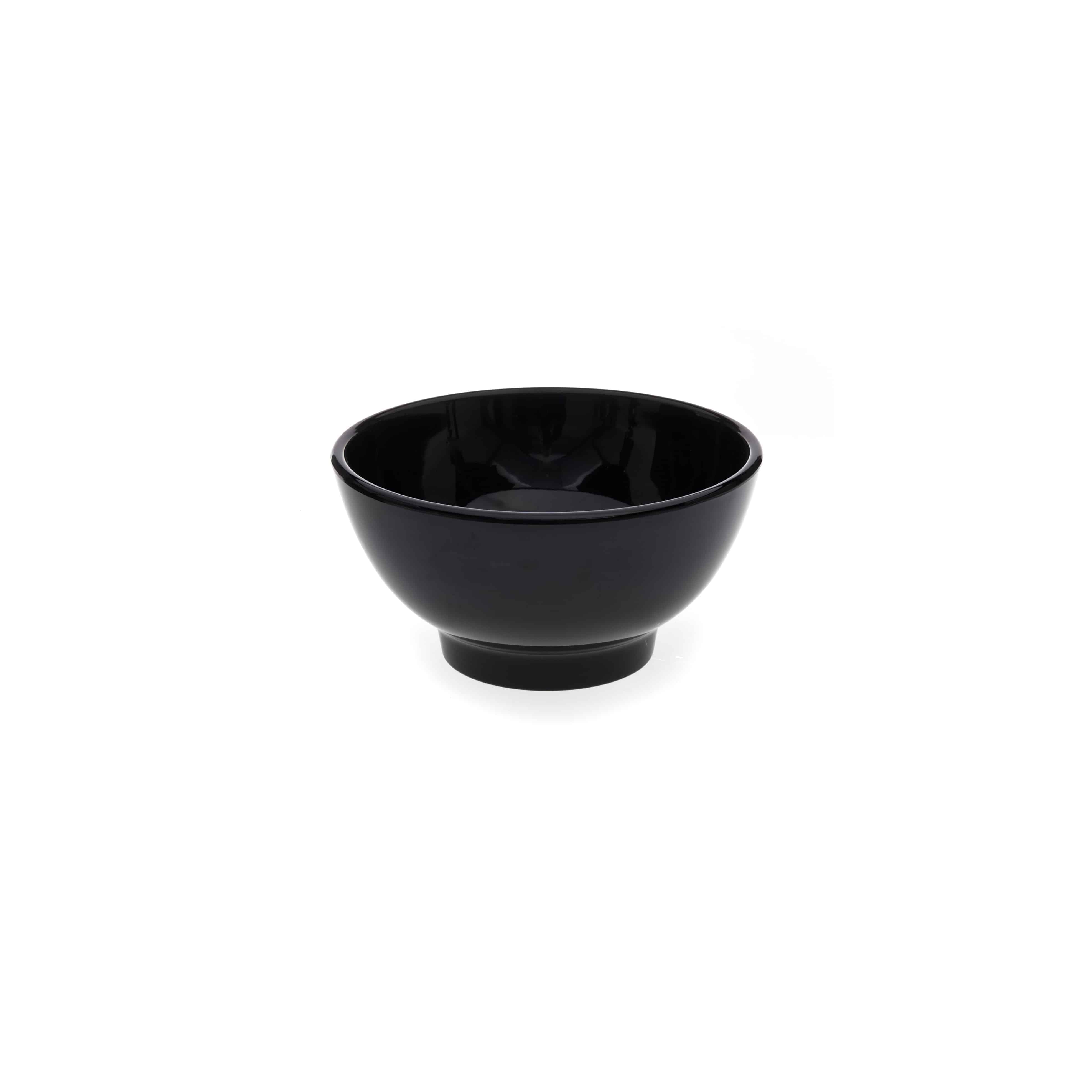 primeware-quality-melamine-sch-ssel-rund-gro-schwarz-25-cm image 1