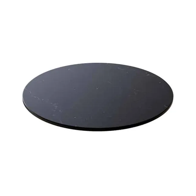 rosseto-modulite-mt-400bm-tischplatte-rund-14-zoll-marmor-schwarz image 1