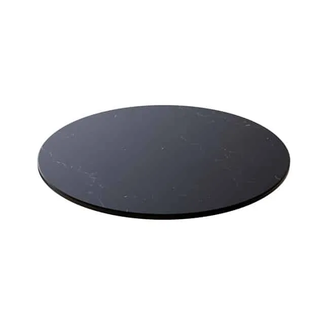 rosseto-modulite-mt-400bm-tischplatte-rund-14-zoll-marmor-schwarz image 1
