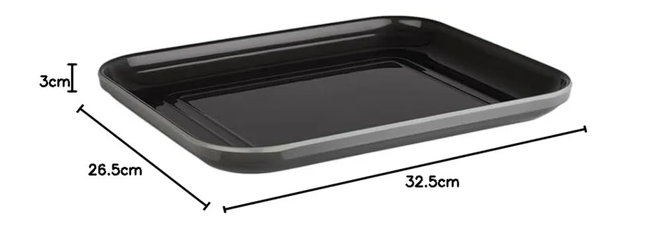 aps-emma-85124-gn-1-2-tablett-melamin-grau-32-5-cm image 1