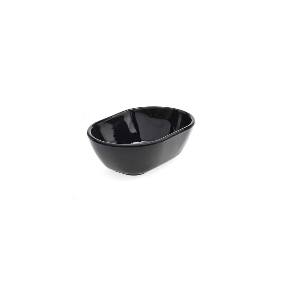 primeware-quality-melamine-schale-oval-schwarz-22-cm-klein image 1