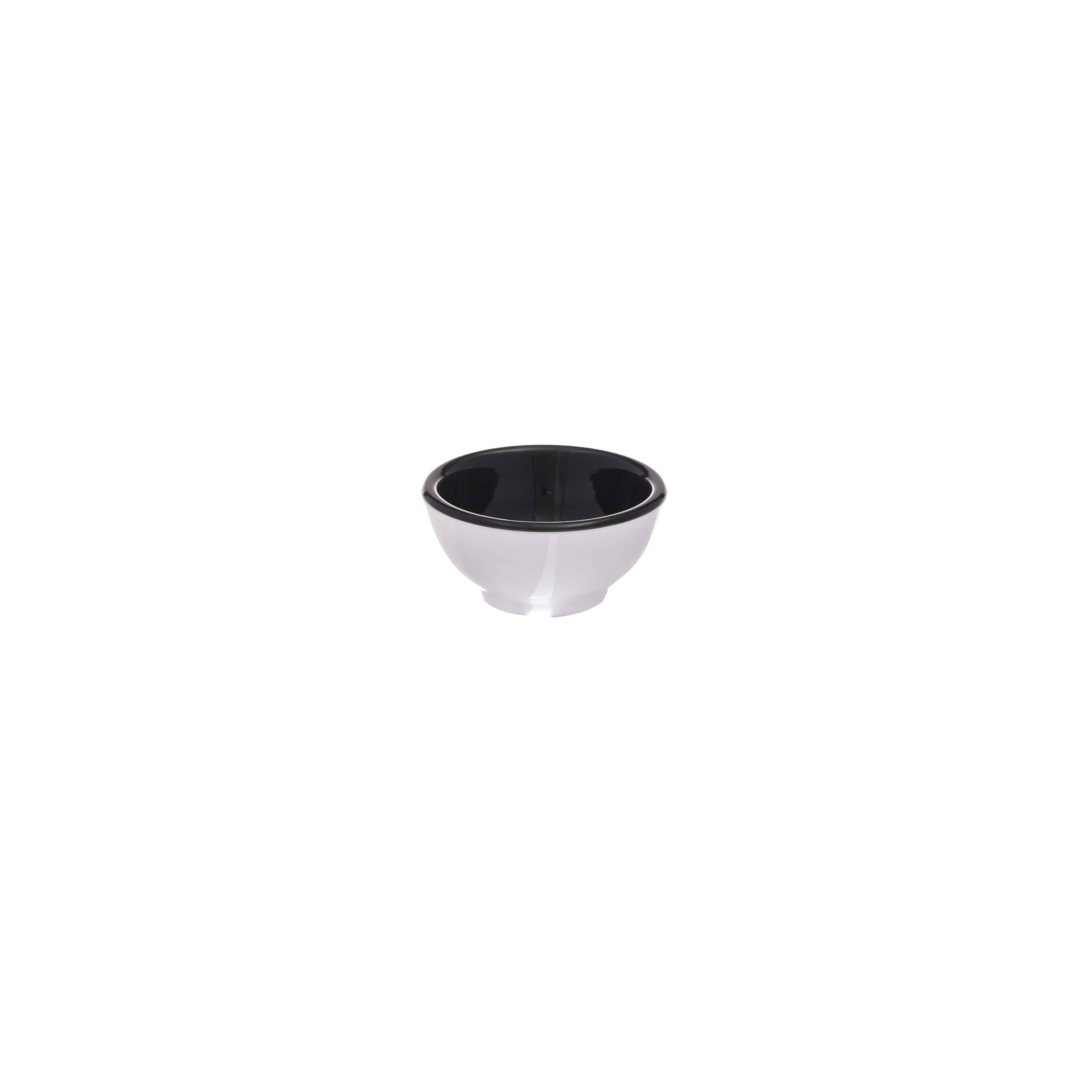 primeware-duo-tone-schale-rund-13cm-wei-schwarz image 1