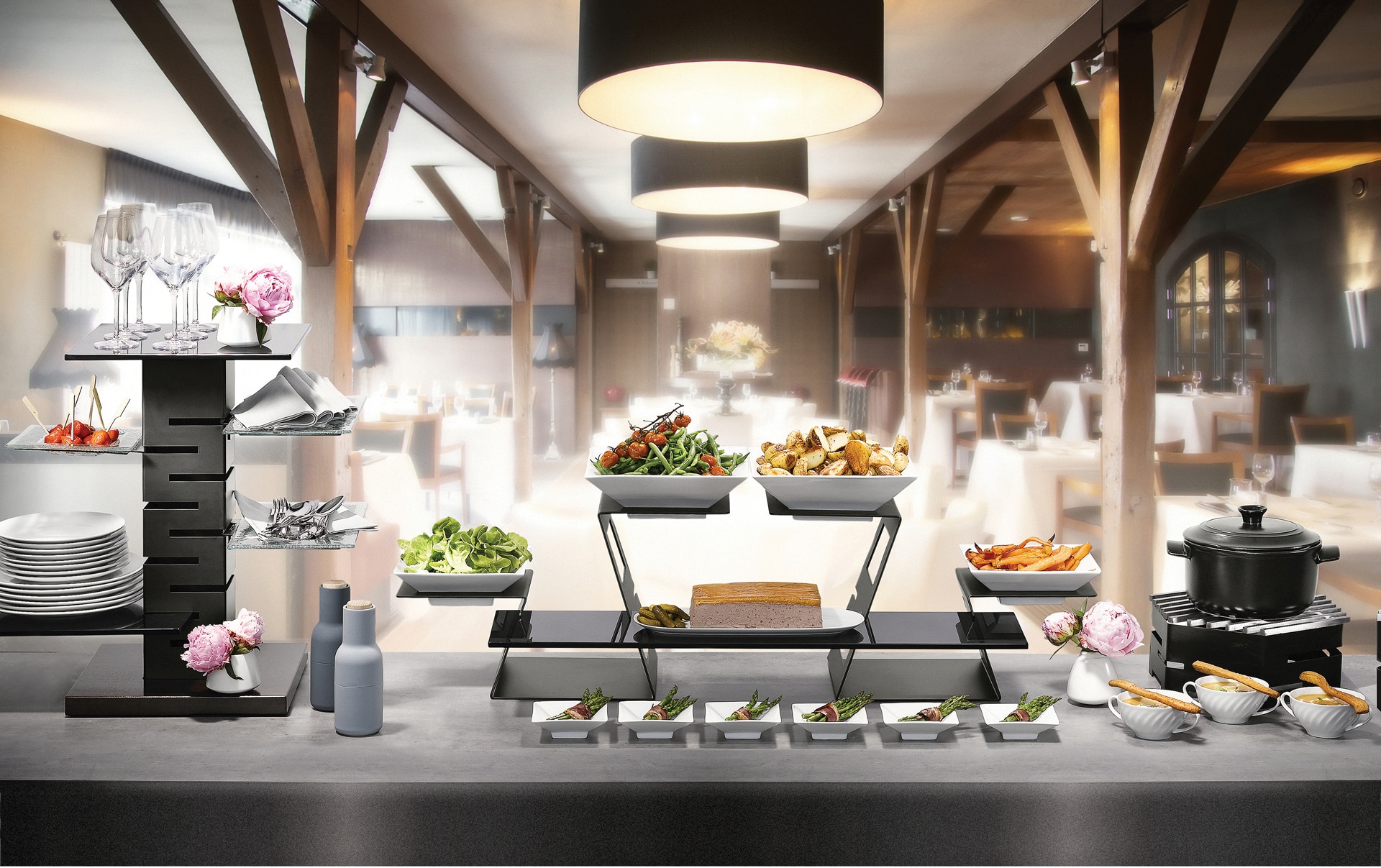 rosseto-display-riser-buffetst-nder-f-r-buffet-bankett image 1