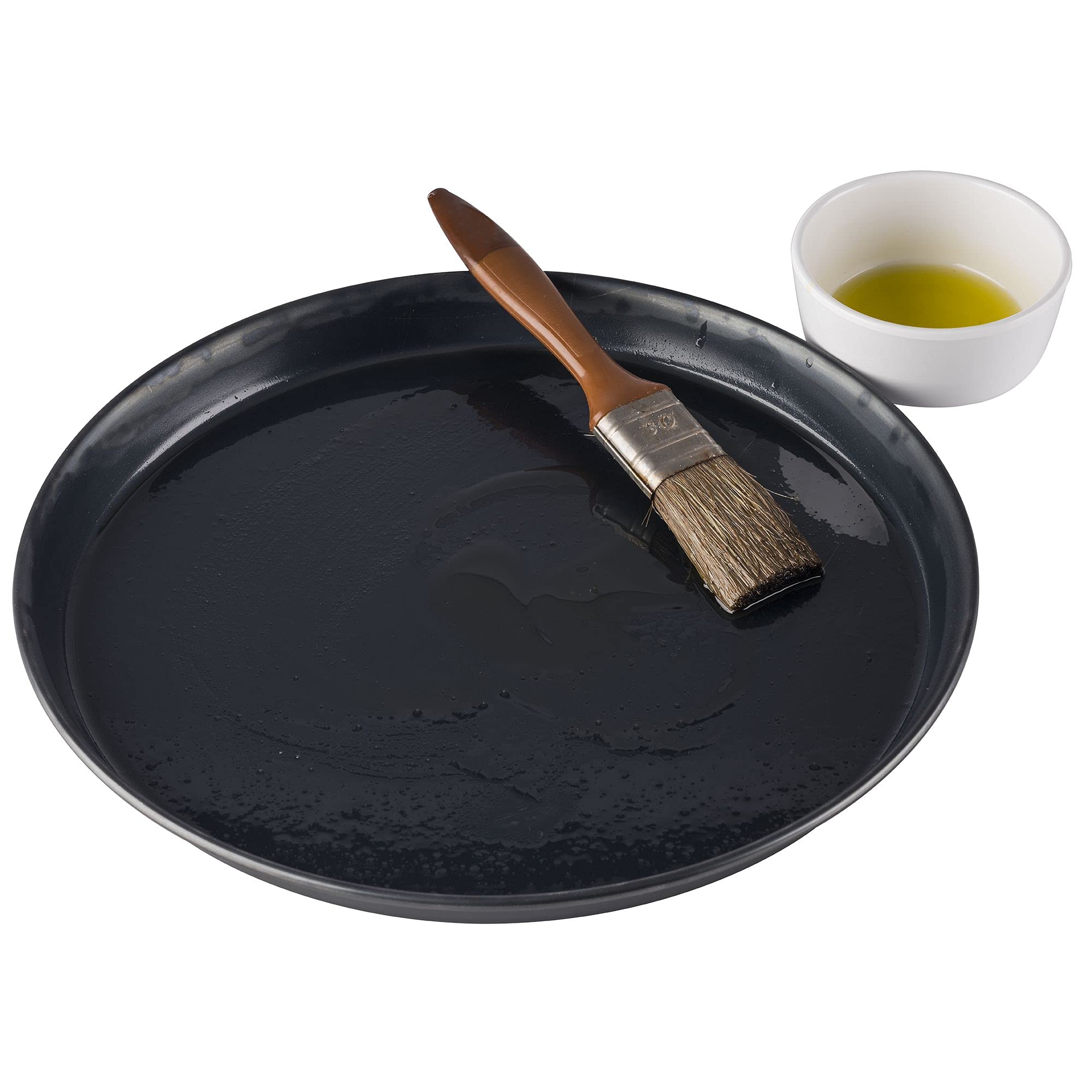 aps-pizzaform-rund-28-cm-4er-set-blaublech image 2
