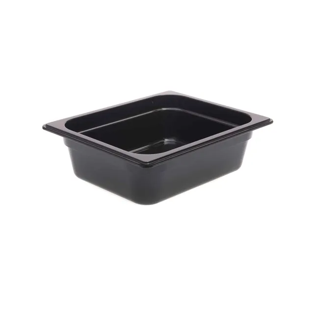 primeware-quality-melamine-gn-beh-lter-1-2-schwarz-100mm image 1