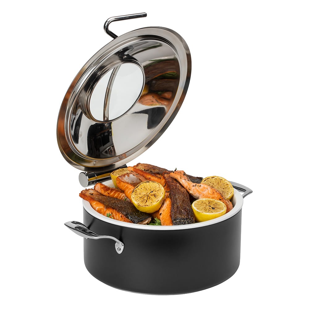 rosseto-cp101-chafing-dish-schwarz-mit-soft-close-deckel image 2