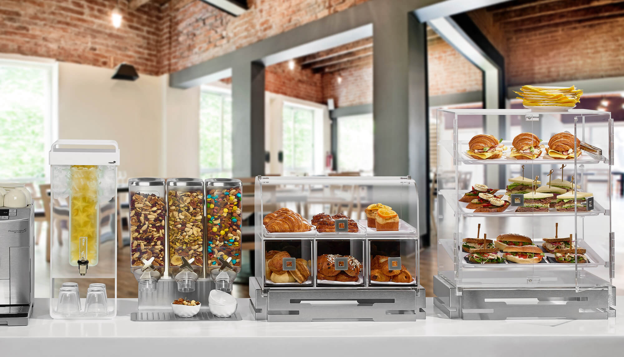 rosseto-bd114-bakery-display-case-acryl-6-f-cher-bambus-fresh image 4