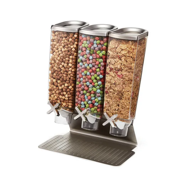 rosseto-ez-pro-cerealien-dispenser-3x-3-8-l-edelstahl image 1