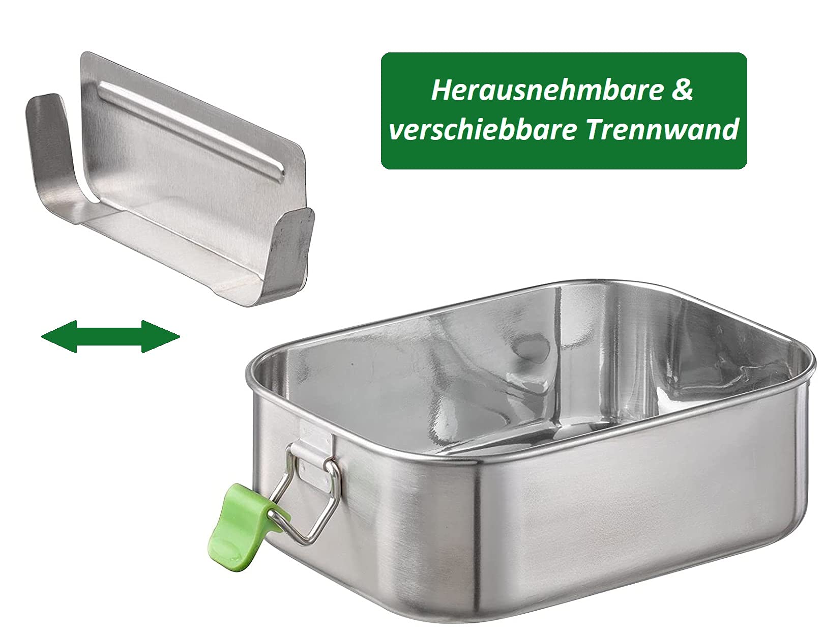 aps-dome-lunchbox-edelstahl-1400-ml-trennwand image 2