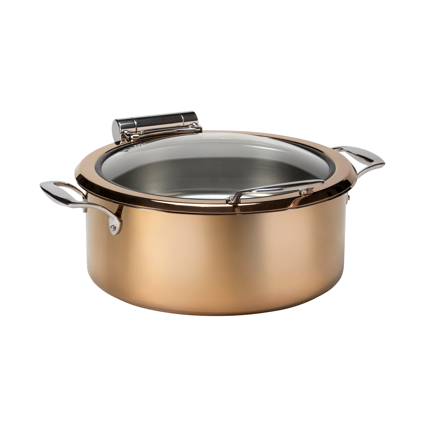 rosseto-le-dish-gwd300el-gr-chafing-dish-gold-rund-4-8-qt image 1