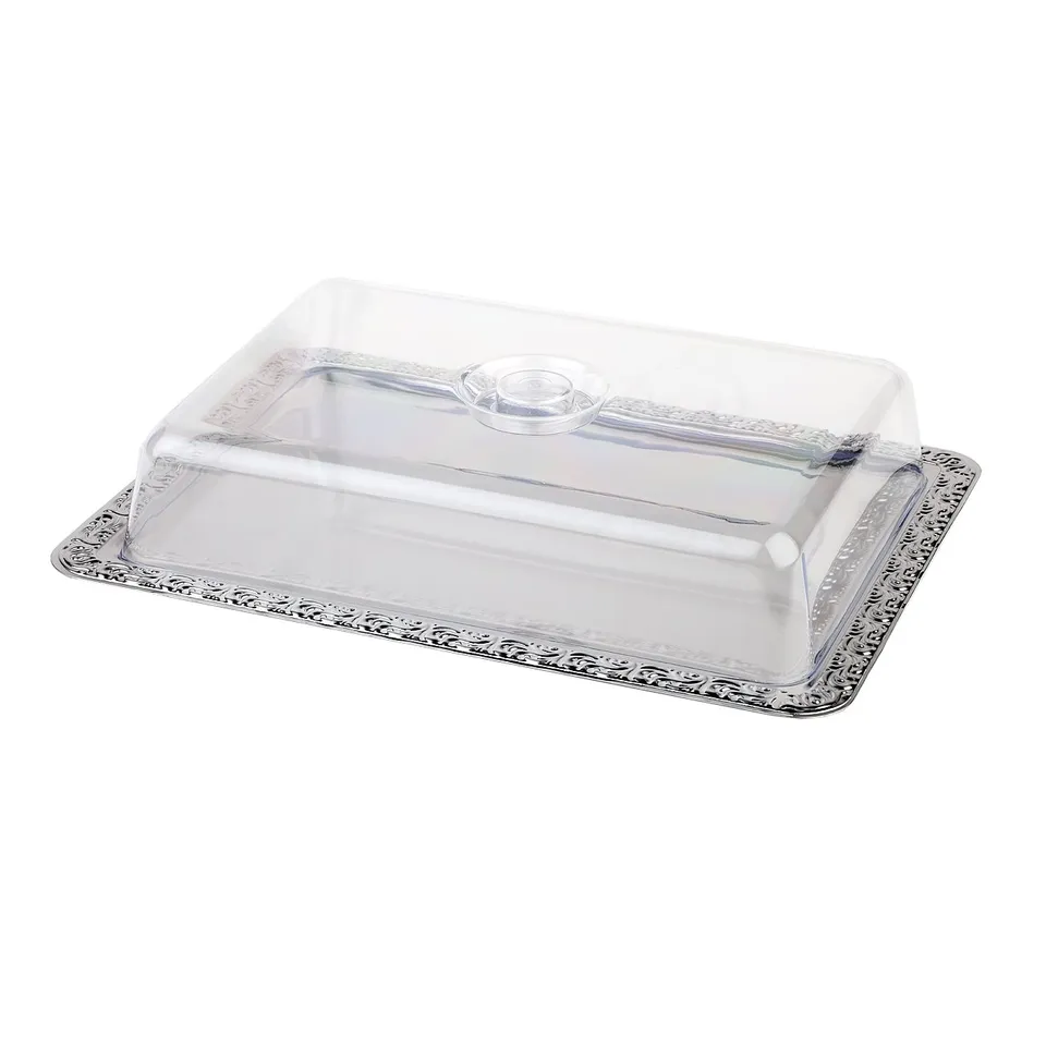 aps-dome-tablett-mit-haube-42x31x8-cm-edelstahl image 1