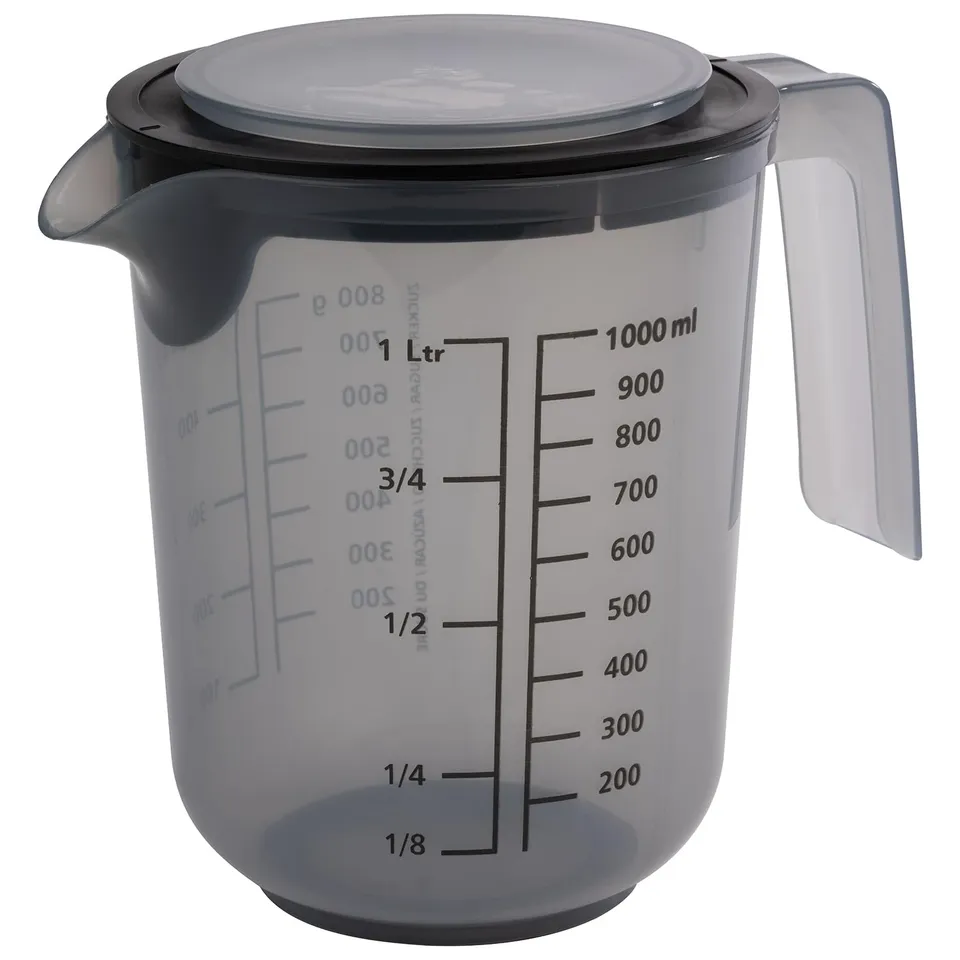 aps-classic-30072-r-hrbecher-mit-deckel-grau-1-liter image 1