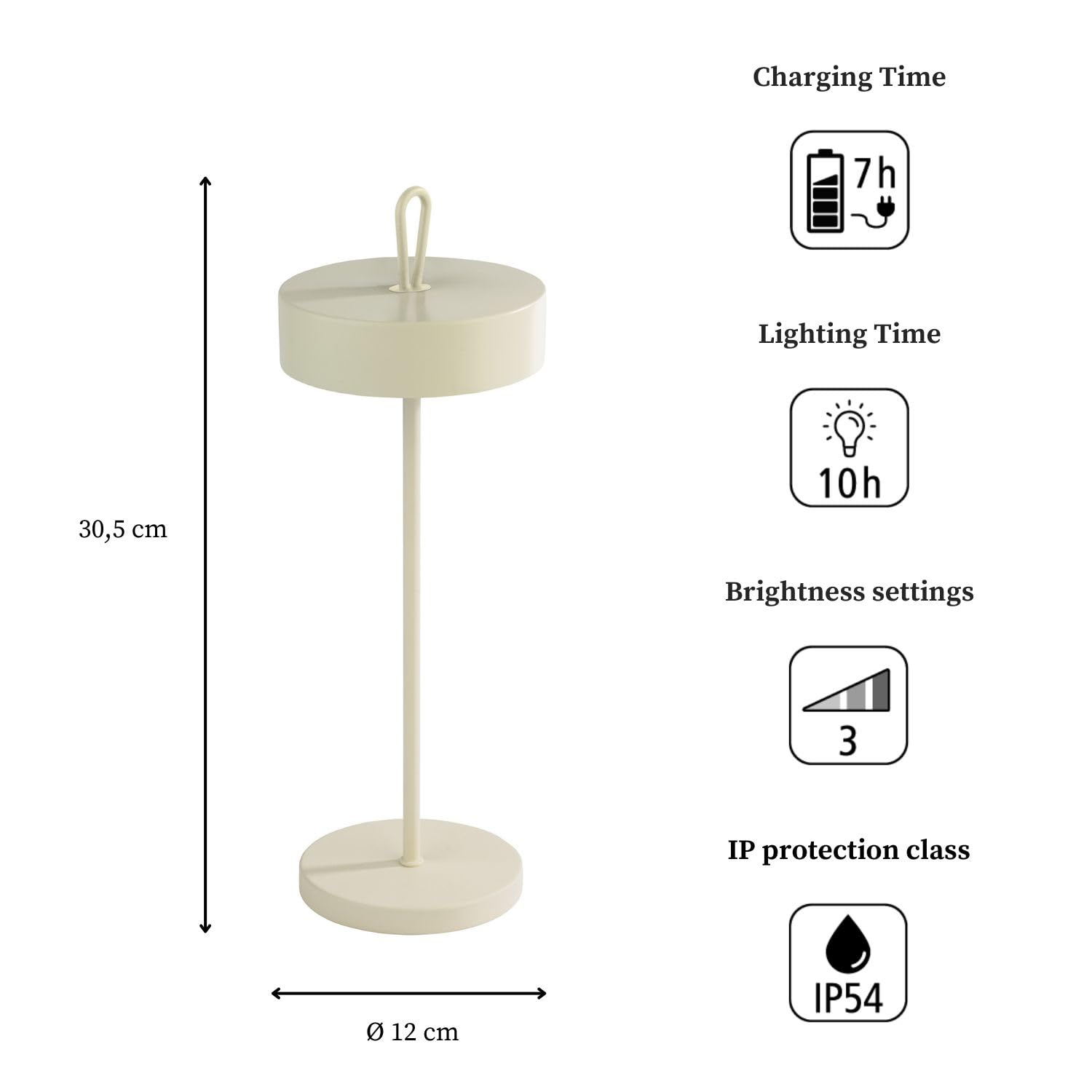 aps-cleo-17003-tischleuchte-whisper-white-usb-c-ip54 image 4
