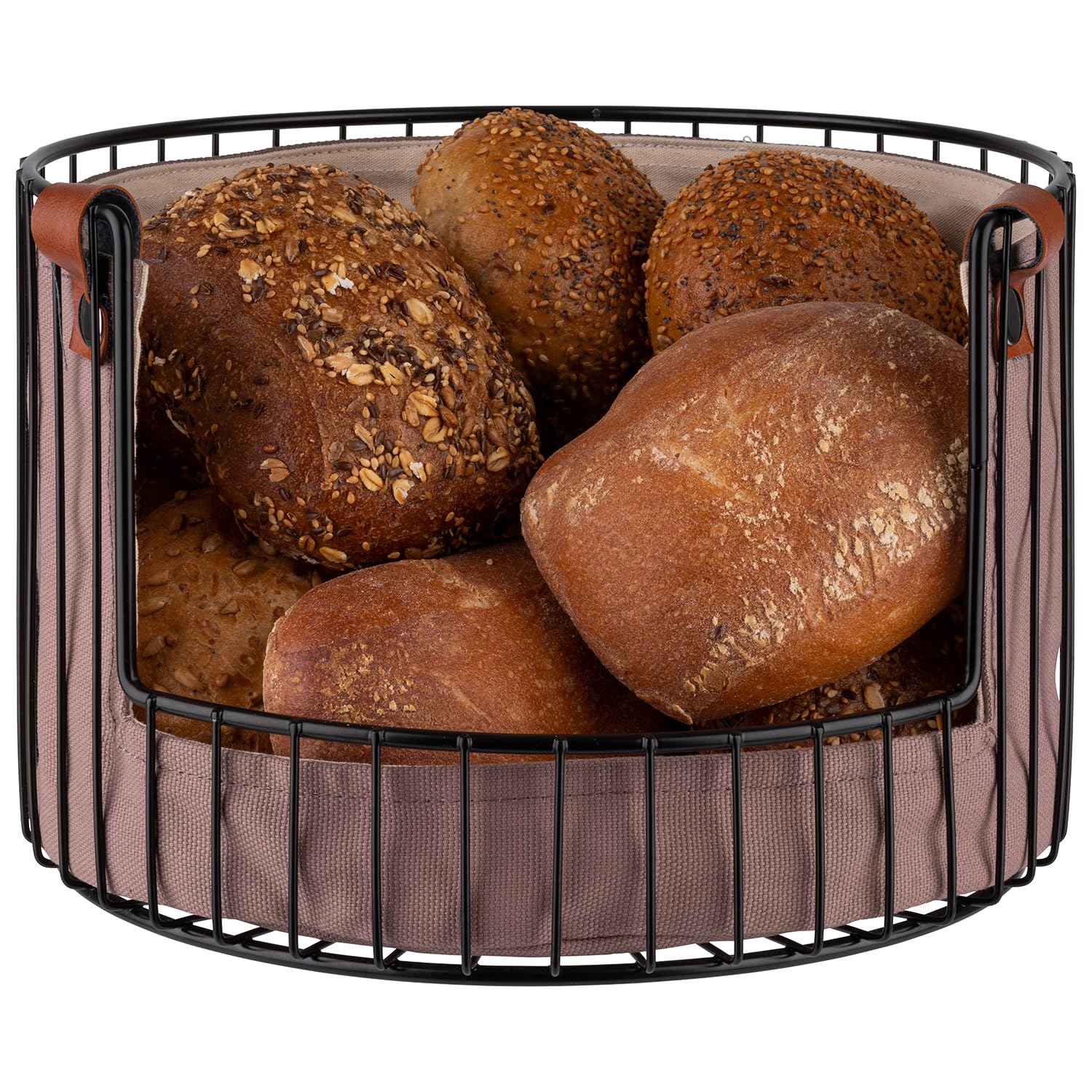 aps-profi-line-30209-brotkorb-obstkorb-metall-27-5-cm image 2