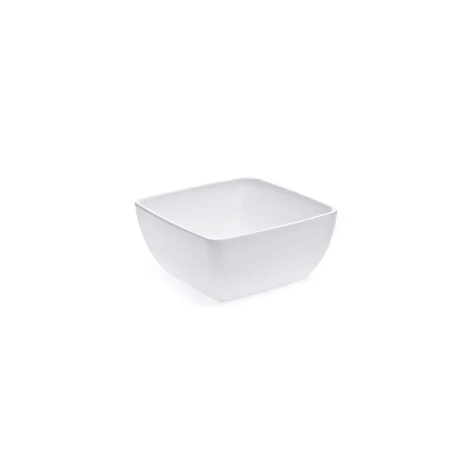 primeware-quality-melamine-sch-ssel-wei-22cm-eckig-bruchfest image 1