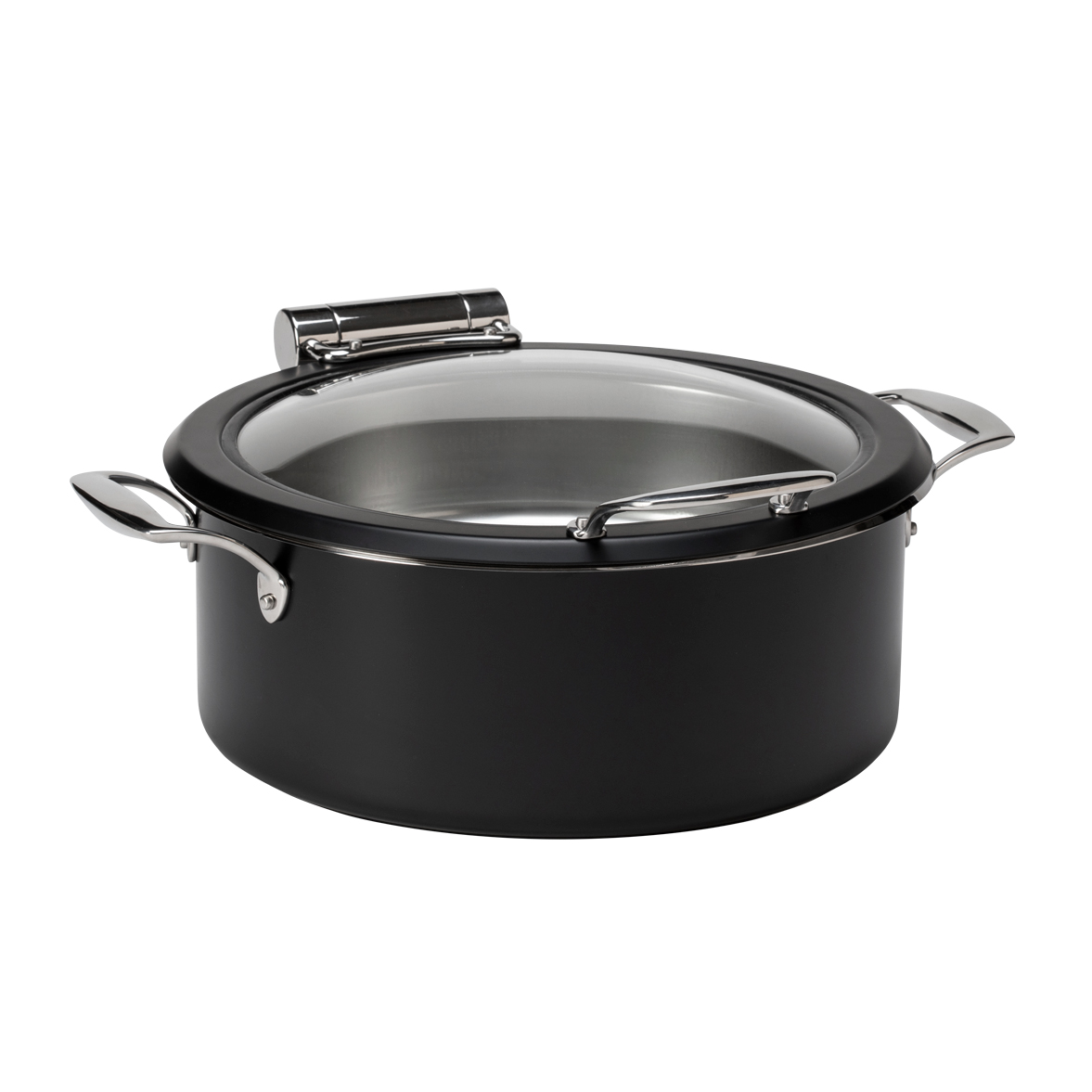 rosseto-le-dish-gwd300el-bk-chafing-dish-rund-schwarz-4-8-qt image 1