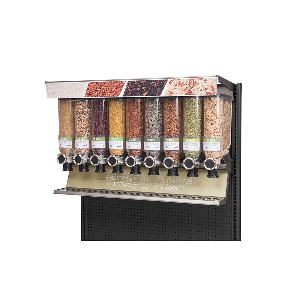rosseto-bulk-bins-spender-set-schwarz-9x-ds101-sd3232 image 1